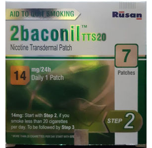 2Baconil Nicotine Patch 14mg Pack 1x7