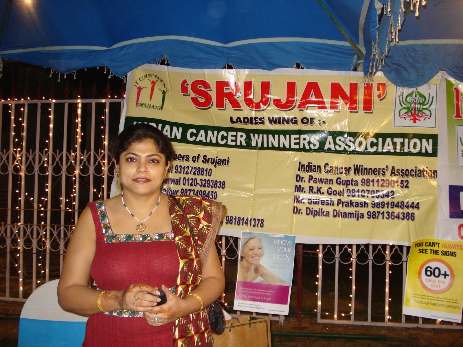 I CAN WIN awareness stall put up by Faridabad chapter