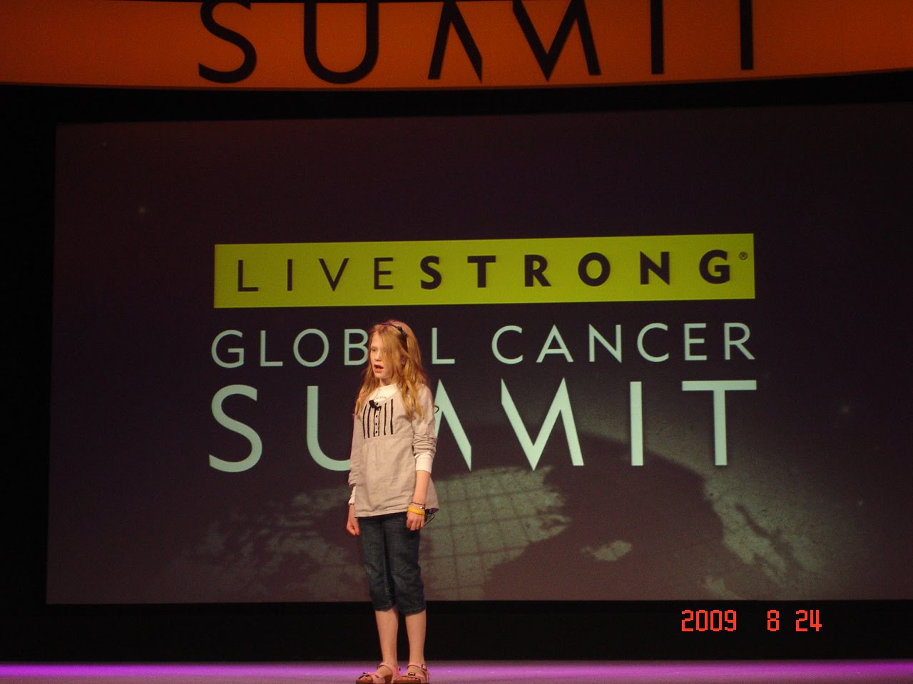 Livestrong Global Cancer Summit 24.08.09