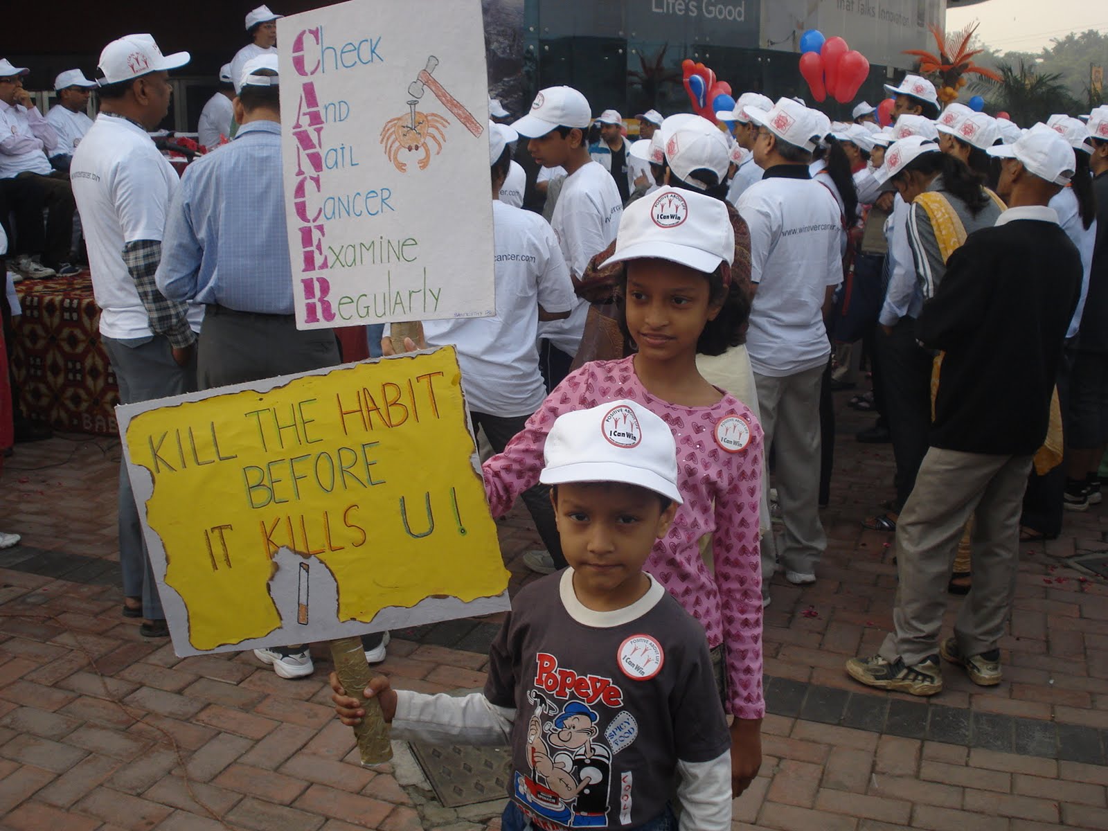 I CAN WIN WALK and Screening for CANCER 2009 Noida on 8th Nov. 2009