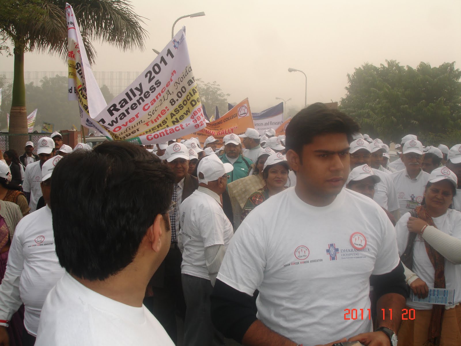I CAN WIN WALK to “WIN OVER CANCER” at Noida Sports Stadium, Noida on 20th November 2011