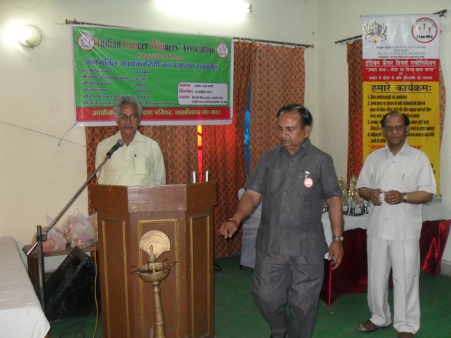 Indian Cancer Winners’ Association  – Ghaziabad Zonal Body inaugurated on 8.4.2012