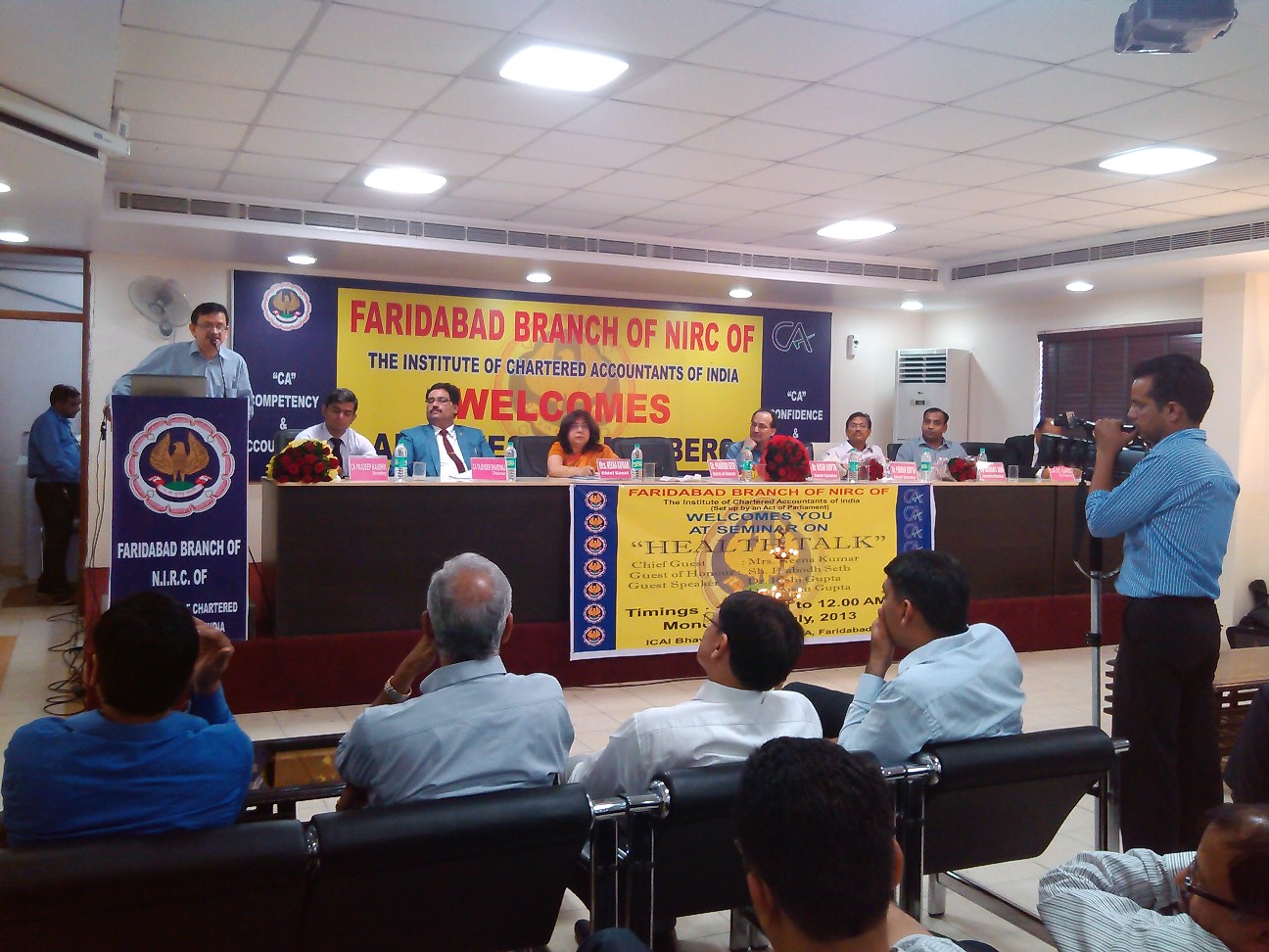 2013.07.01 Cancer Awareness Programme with CA Association at ICAI Faridabad