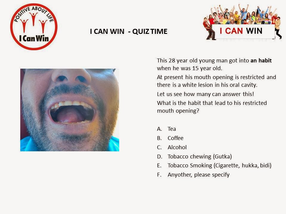 I CAN WIN   – QUIZ TIME