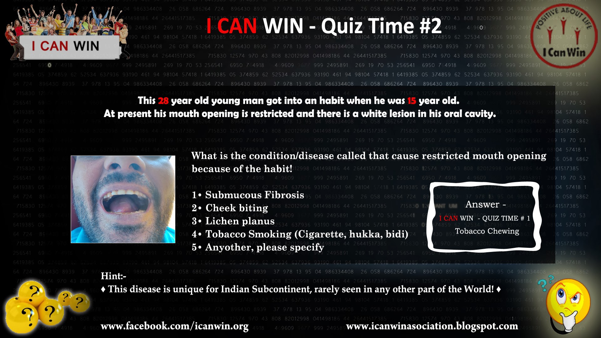 I CAN WIN – Quiz Time #2