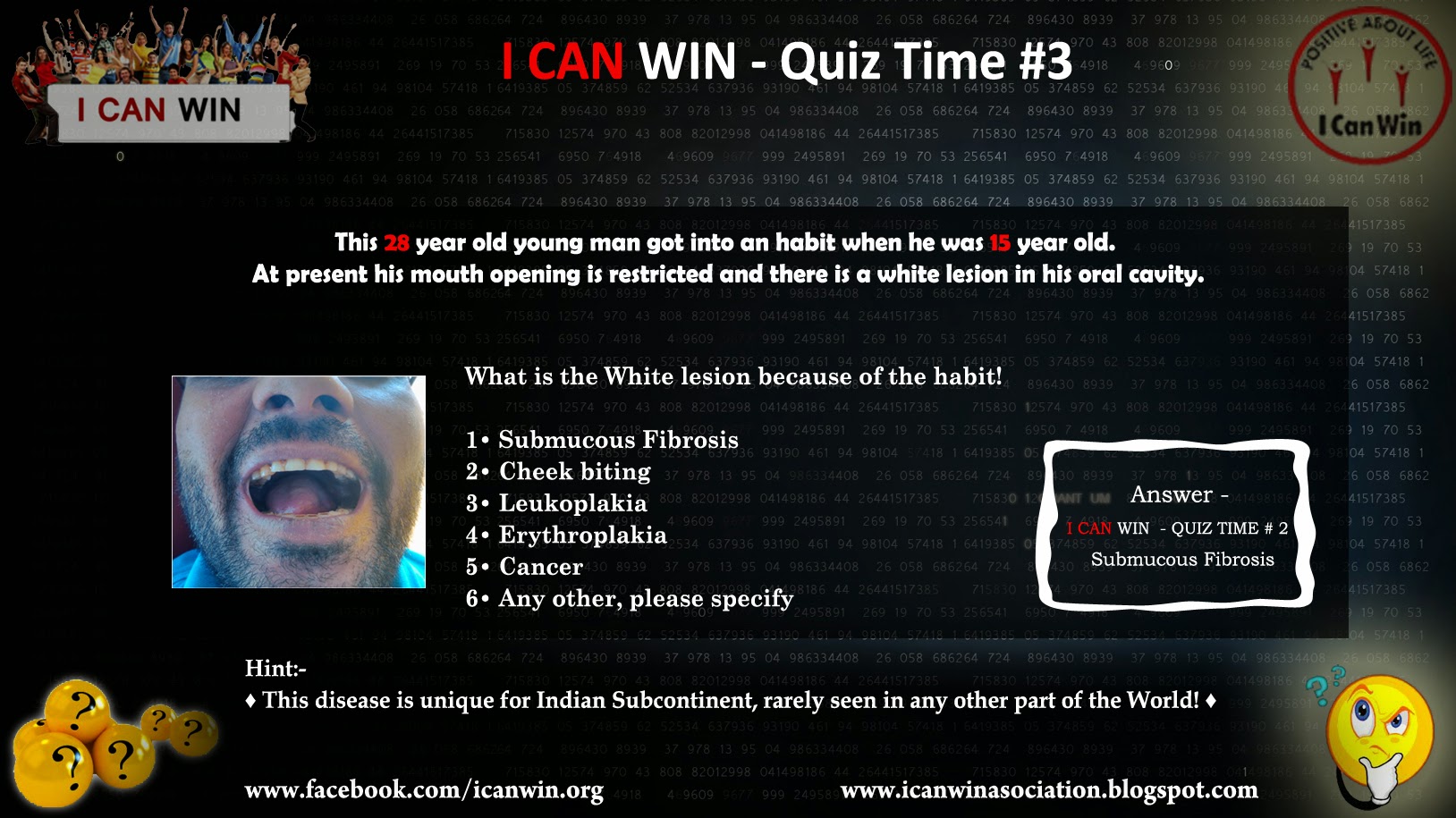 I CAN WIN – Quiz Time #3