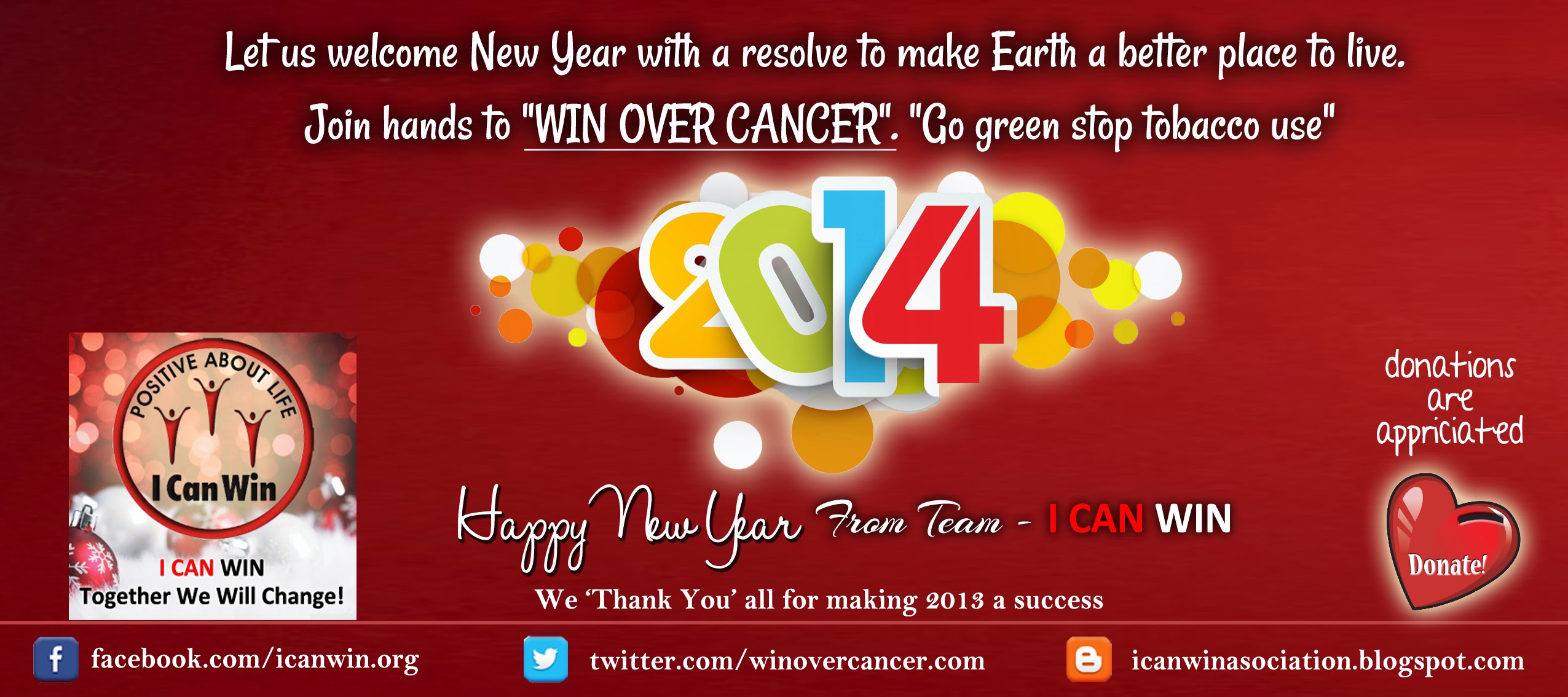 I Can Win Wishes Happy New Year 2014 to a!!