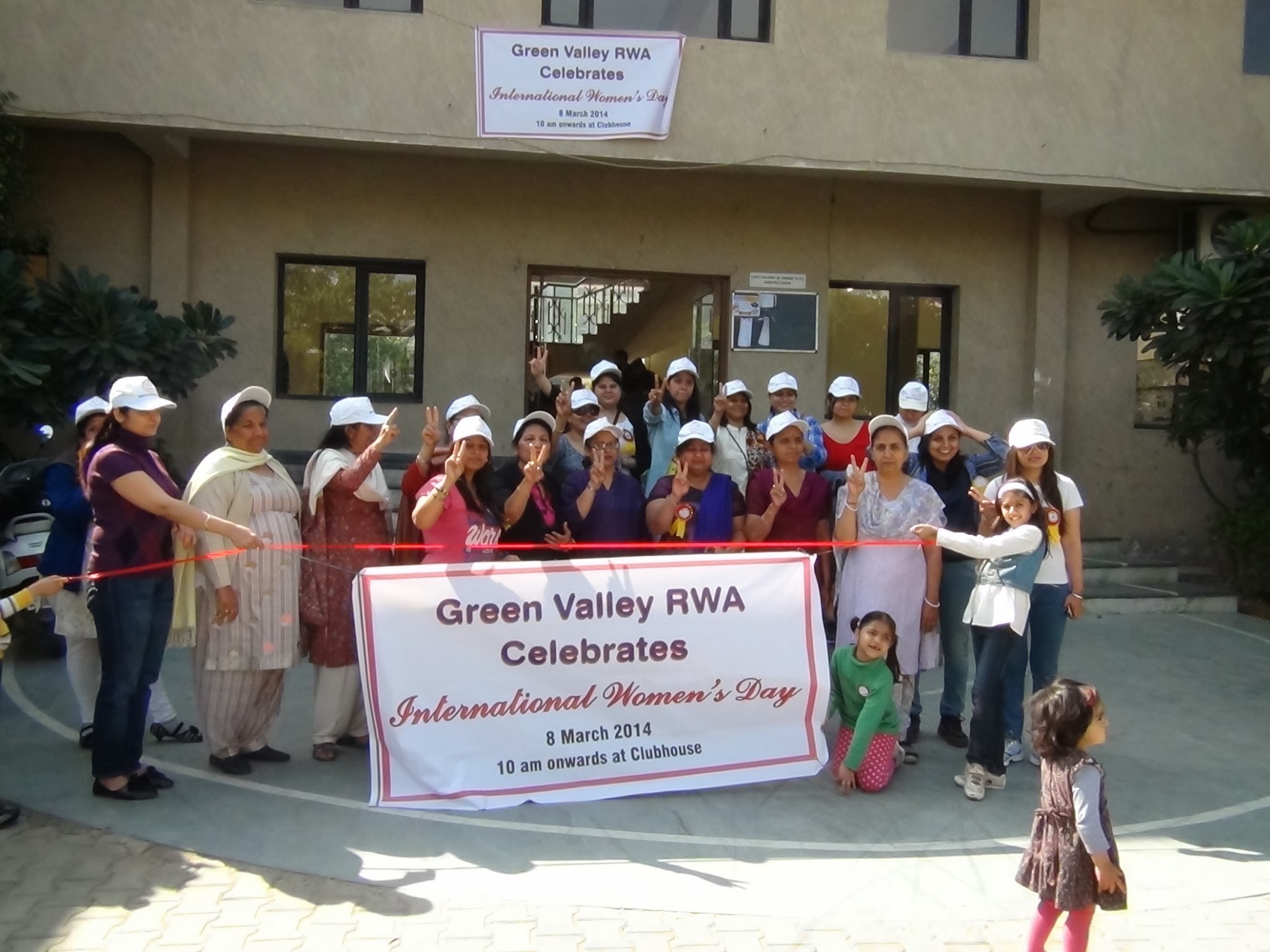 I CAN WIN – International Women’s Day at Green Valley, Faridabad 8.3.2014