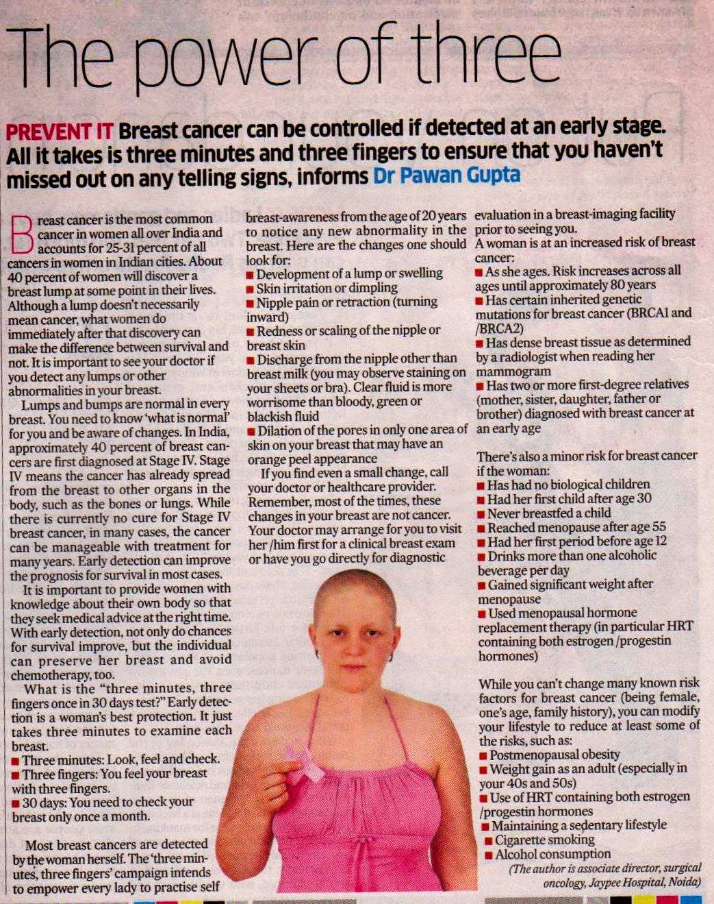 THE POWER OF THREE – Deccan Herald- Living- November 15, 2014