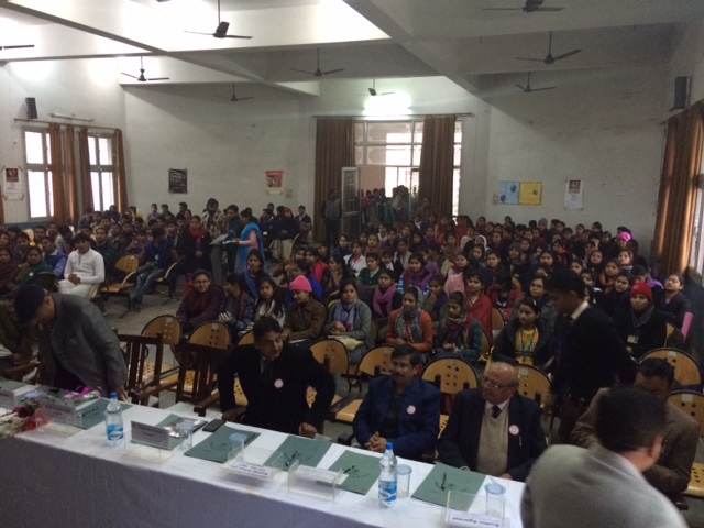 Win Over Cancer talk by Dr Pawan Gupta at  S.S.V PG College, Hapur on January 21st , 2016.