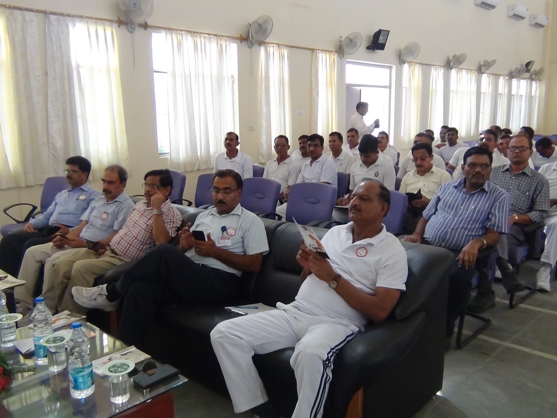 CISF Jawans and officials at APCPL Pledge not to take tobacco 15.9.2017