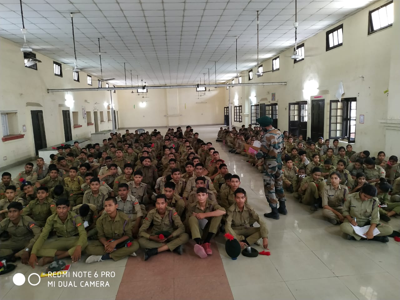NCC cadets on World no tobacco day pledge not to take tobacco at Meerut