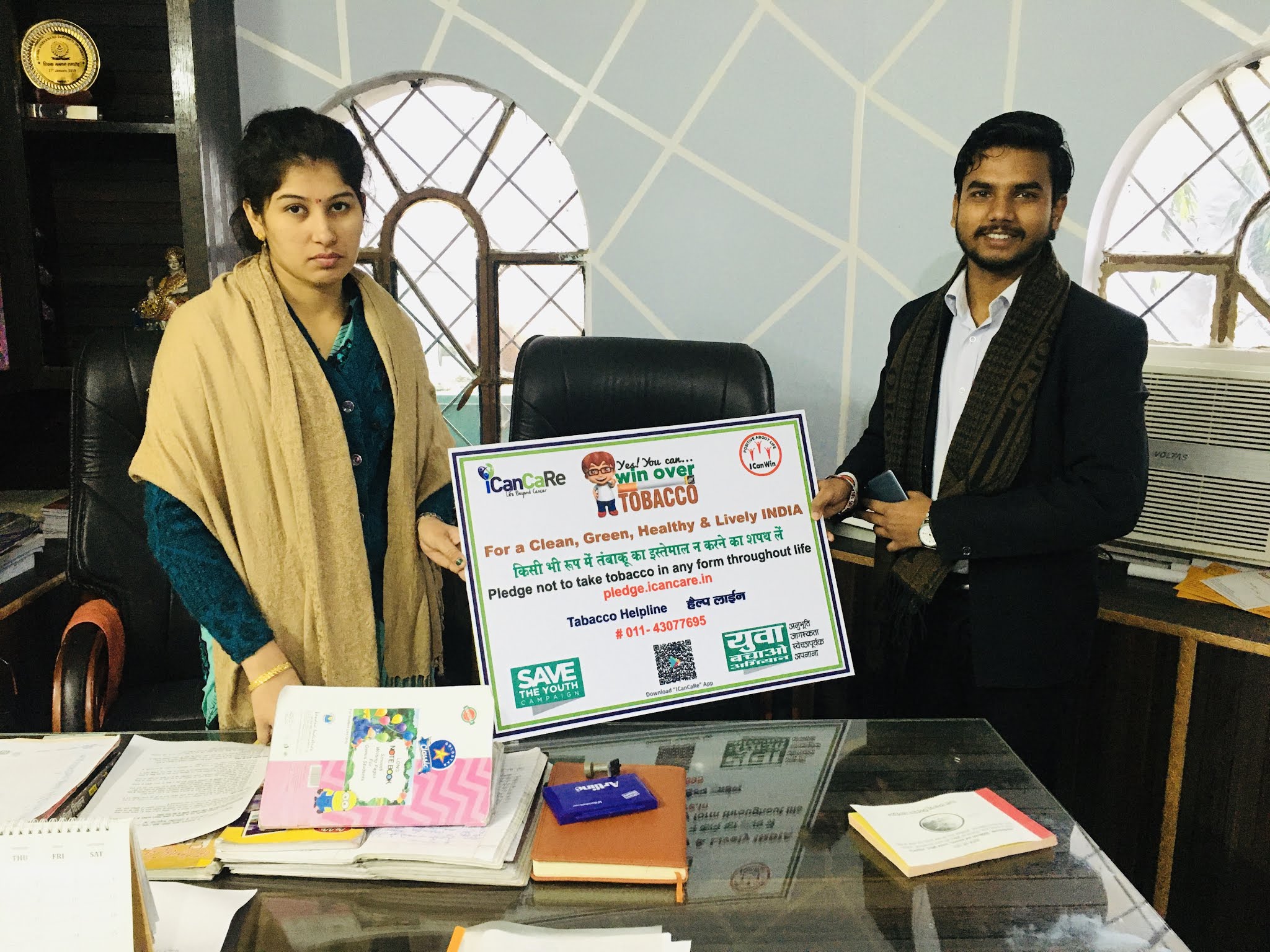 2020-01-27 SCHOLAR’S ACEDEMY INTER COLLEGE, MEERUT – NTCP 2020 SCHOOL TOBACCO AWARENESS