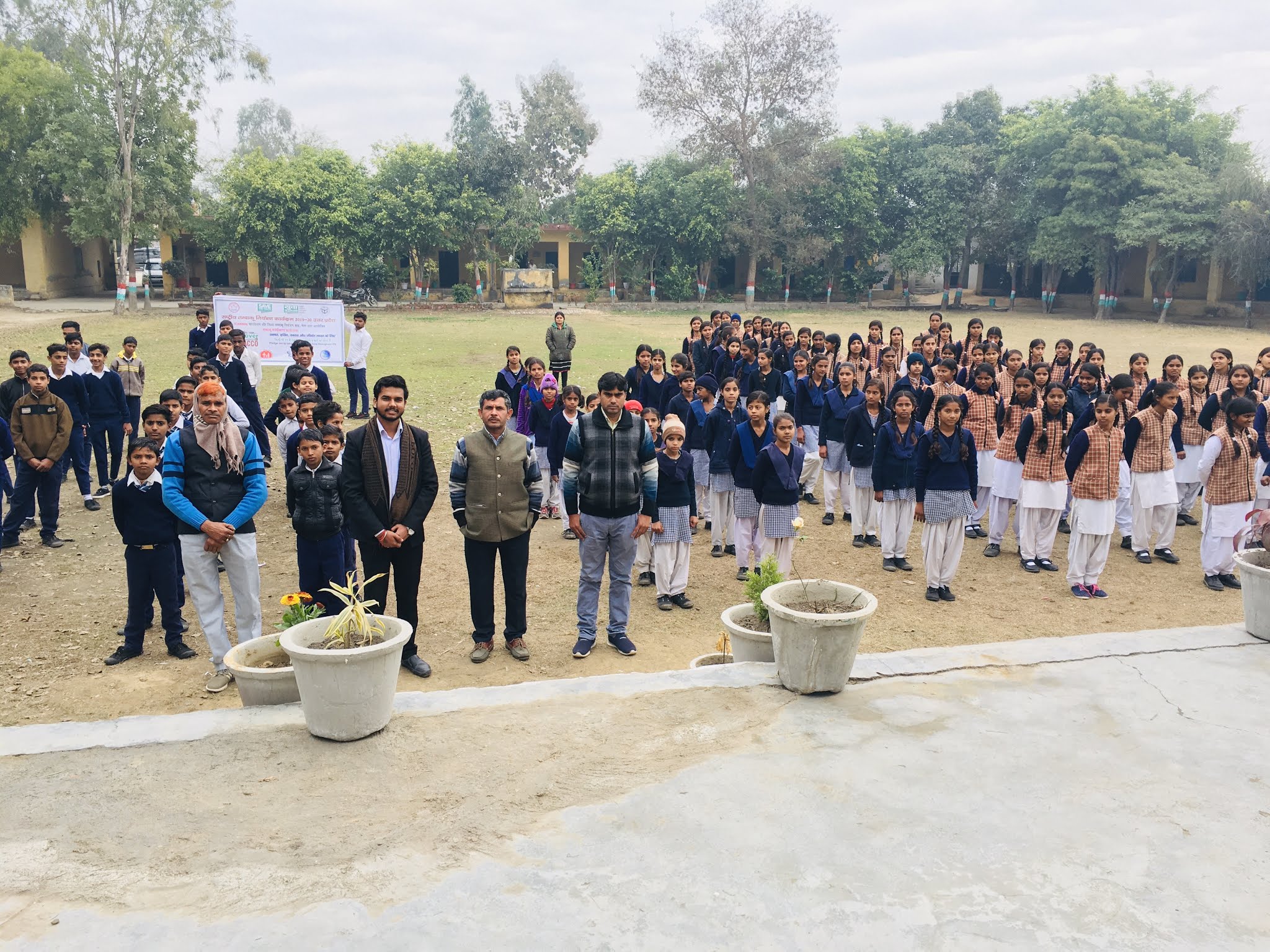 2020-01-27 Gandhi Shatabdi Smark inter college, MEERUT – NTCP 2020 SCHOOL TOBACCO AWARENESS